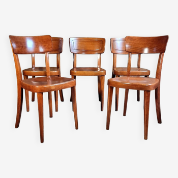 5 Horgen-Glaris bistro chairs from the 60s