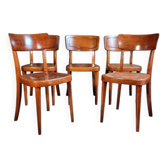 5 Horgen-Glaris bistro chairs from the 60s