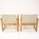 Set of Two Scandinavian Safari Armchairs by Karin Mobring, 1980s