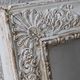 Large mirror early 19th old in patinated wood and mercury