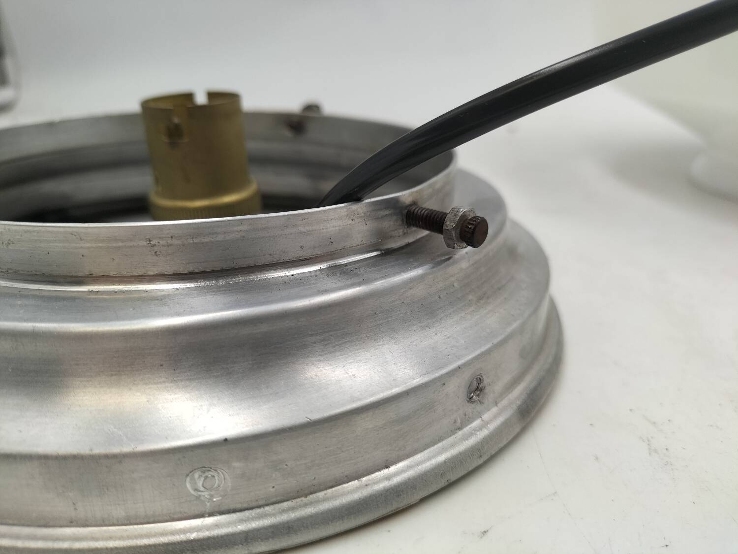 Opaline glass ceiling light