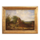 Peinture américaine paysage de campagne signée et datée 1854