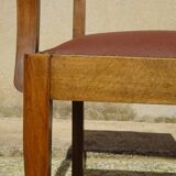 bridge armchair and 2 art deco chairs