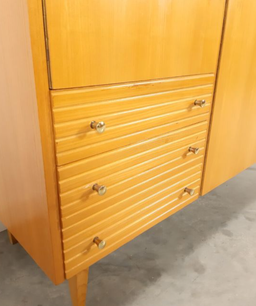 Vintage wooden wardrobe