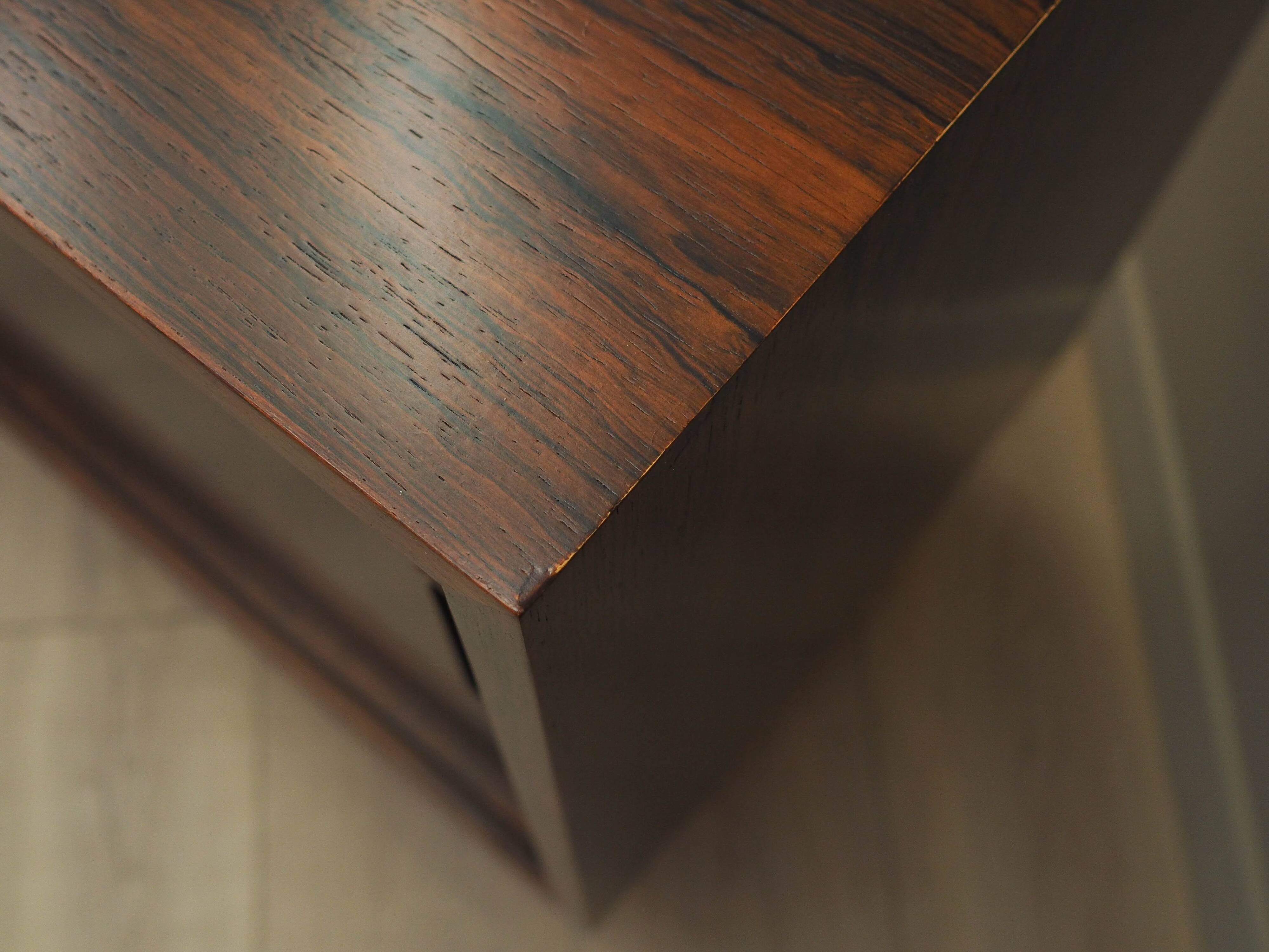 Rosewood cabinet, Danish design, 1970s, manufacturer: Hundevad