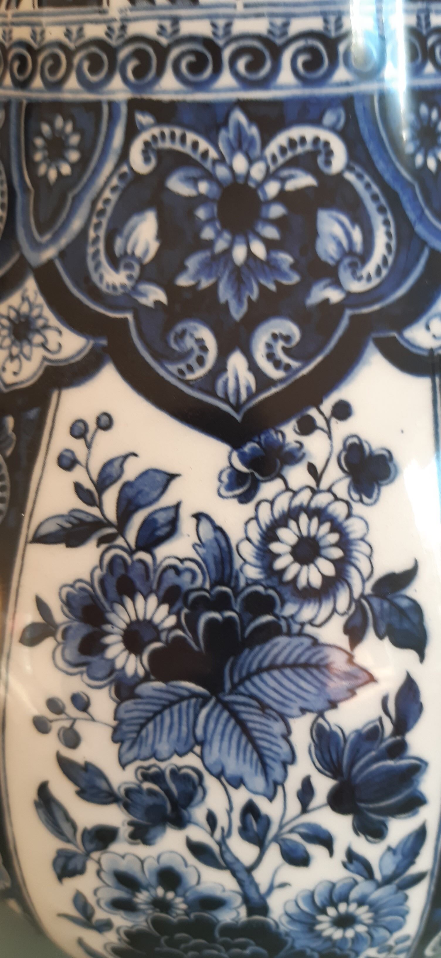 Vase bleu de Delft's