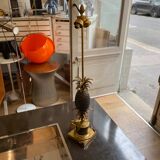 Lampe palmier en laiton