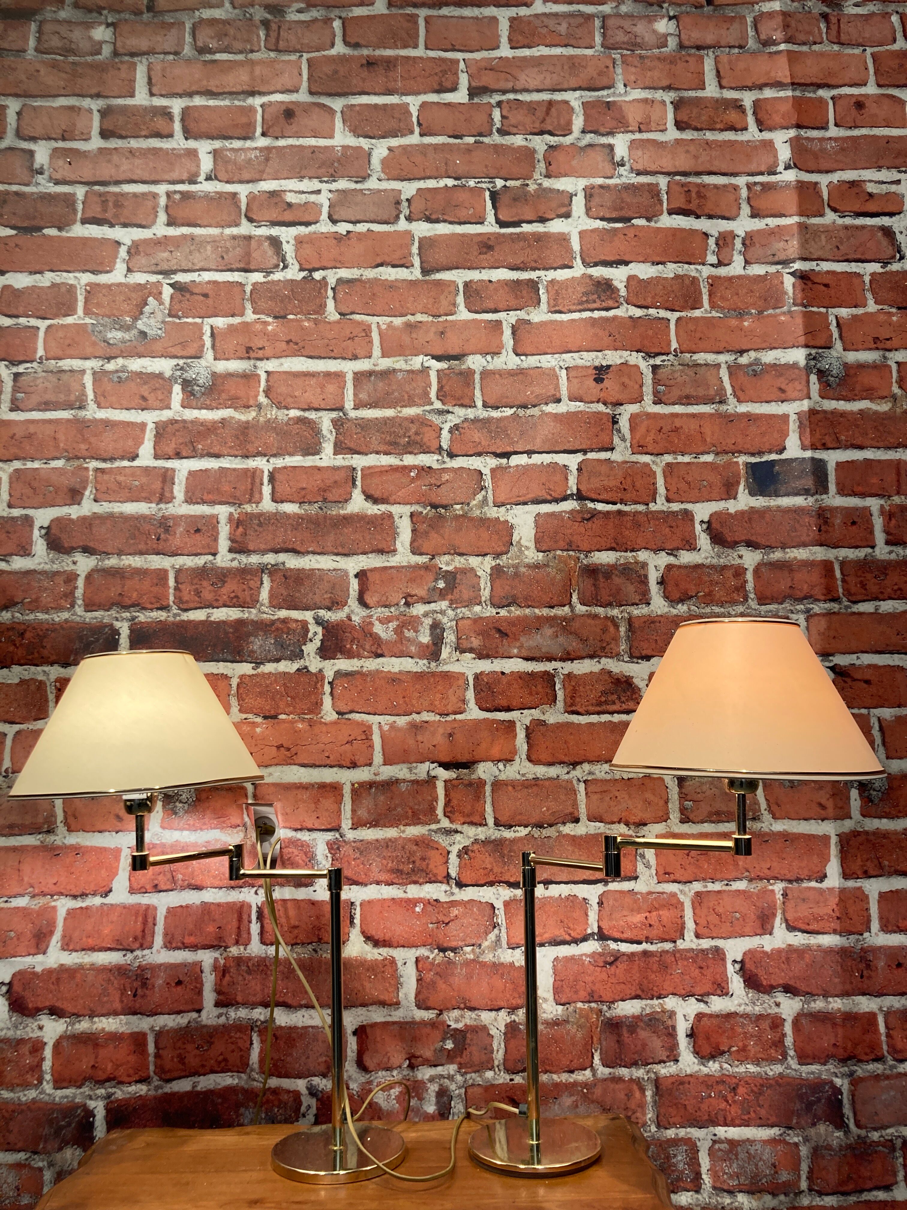 Set of two bedside lamps