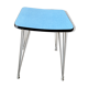 Tabouret formica pieds eiffel vintage