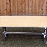 Travertine bench , 1970s