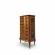 Wooden bedroom suite with inlays in mid-century Italian style, by Pacifici Prete, Rome.