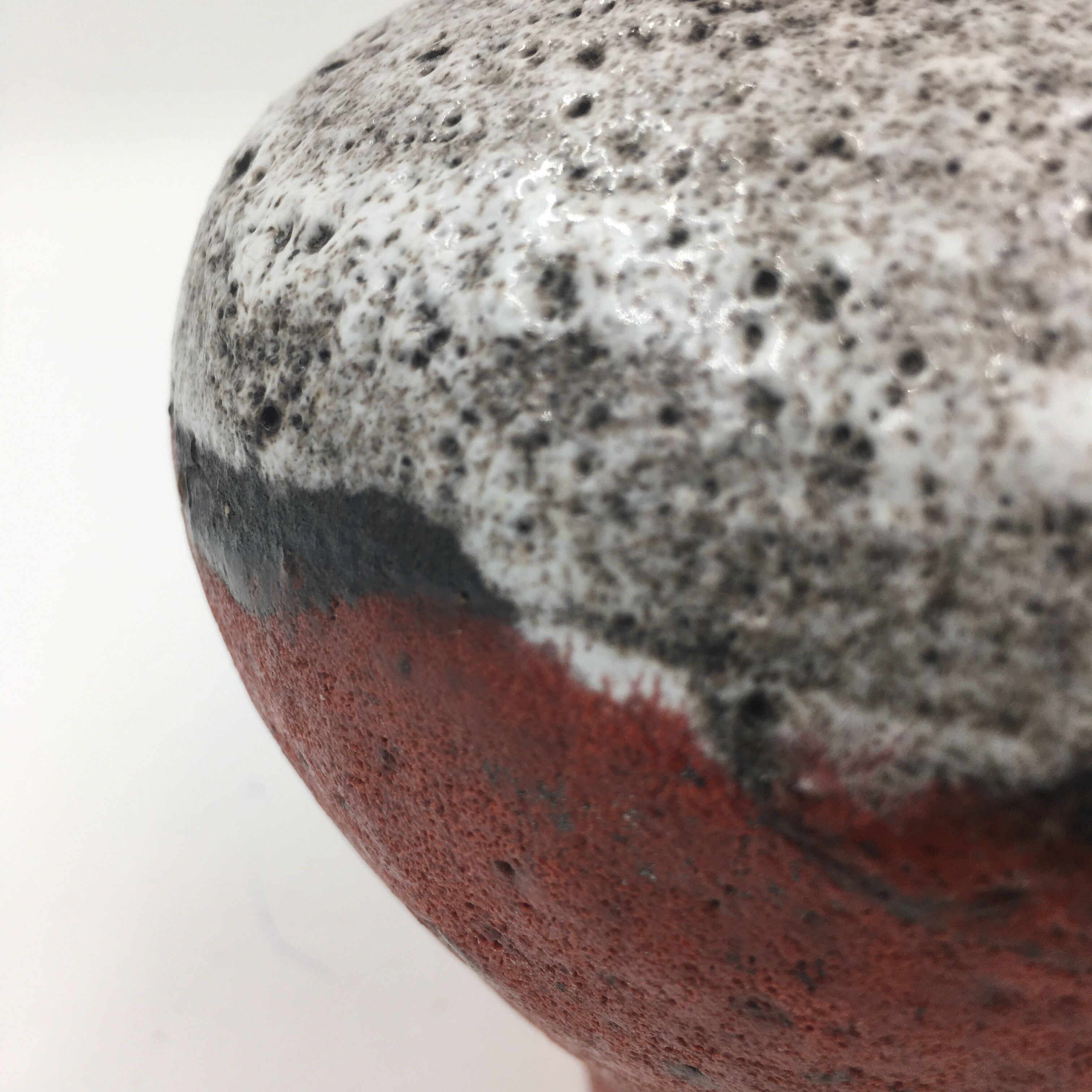 Vintage Fat Lava ceramic vase