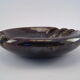 Empty ashtray pocket modernist ceramic iridescent wash VALLAURIS FRANCE circa 1950 1960