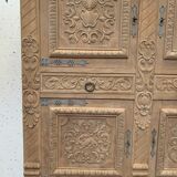 Renaissance style sideboard in solid oak XX century