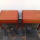 Pair of Scandinavian teak bedside tables