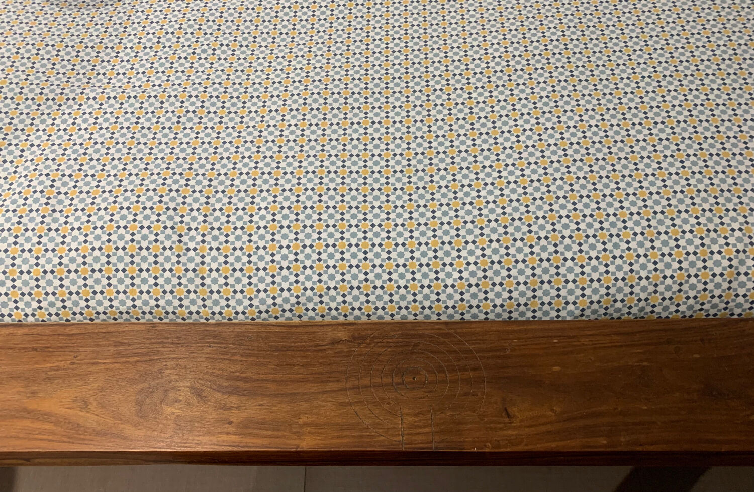 Bed and bedside tables