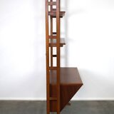 Vintage 1960s open shelf/bookcase/storage unit with 1 drawer, 3 shelves