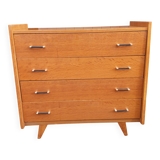 Vintage chest of drawers, tapered legs.