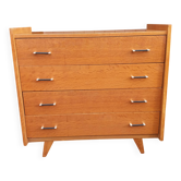 Vintage chest of drawers, tapered legs.