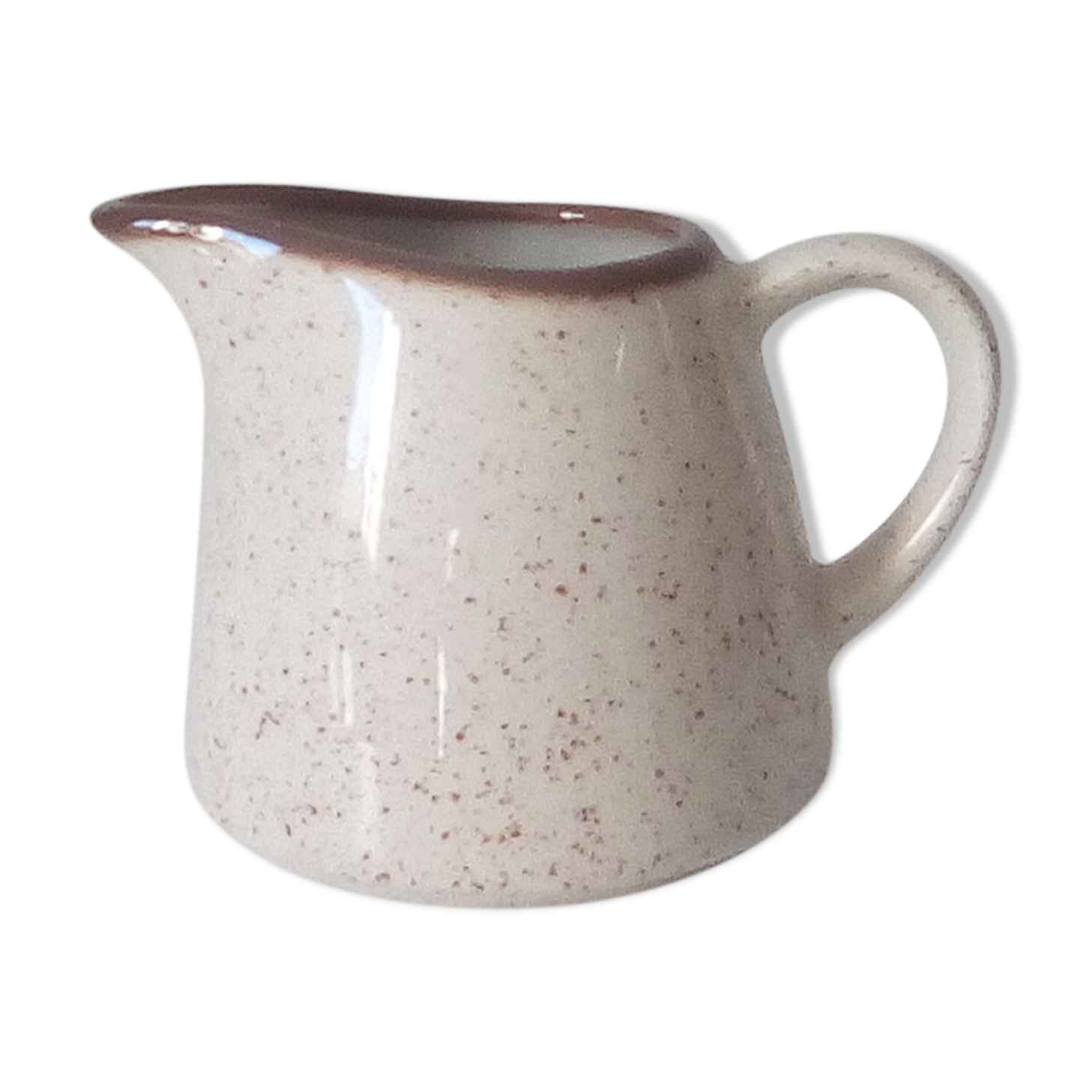 Speckled sandstone milk pitcher