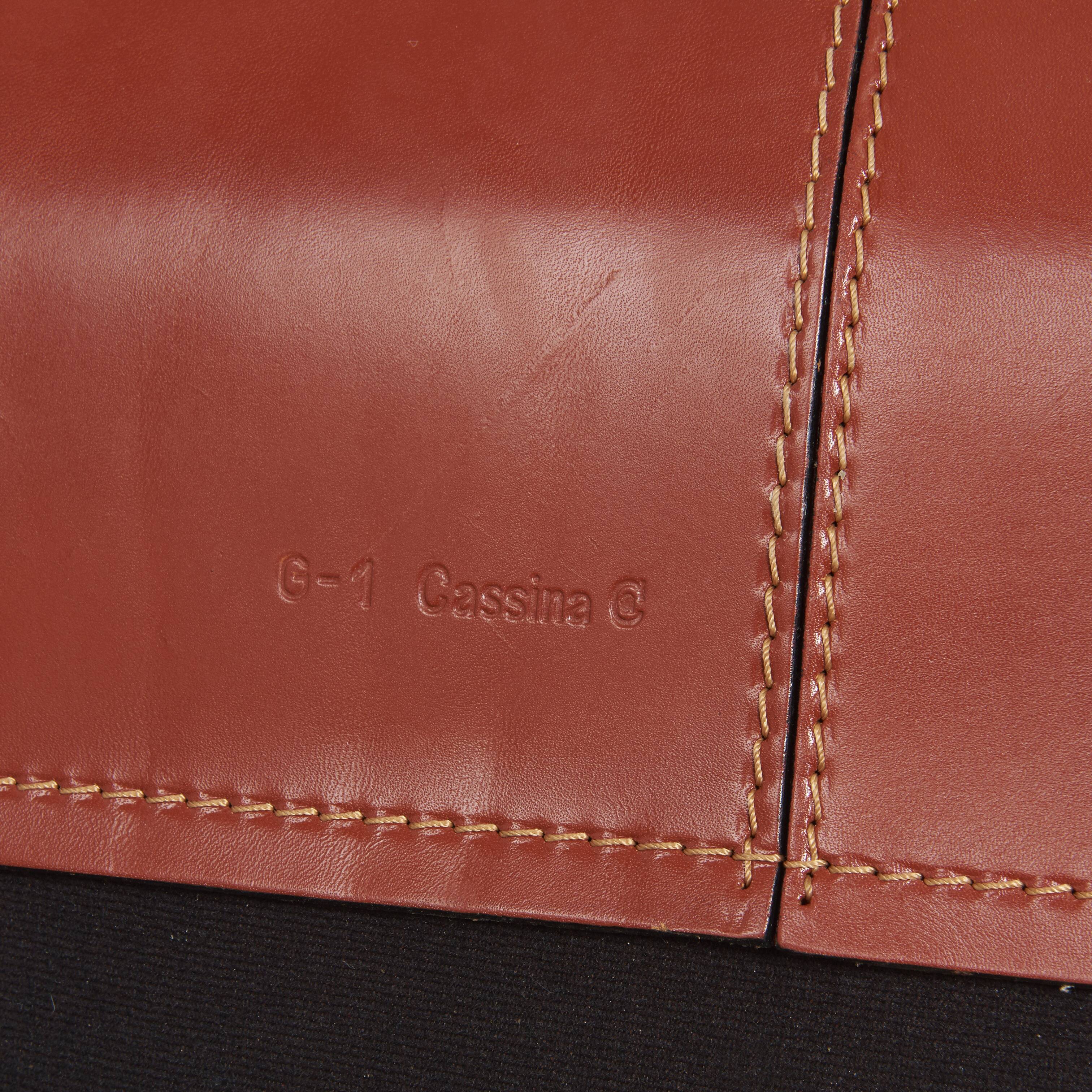 Set CAB 415 sofas by Mario Bellini, 1980s