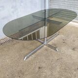 Design chrome oval table