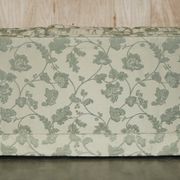 Pair of Howard & Son's style sofas in floral patterned silk blend.