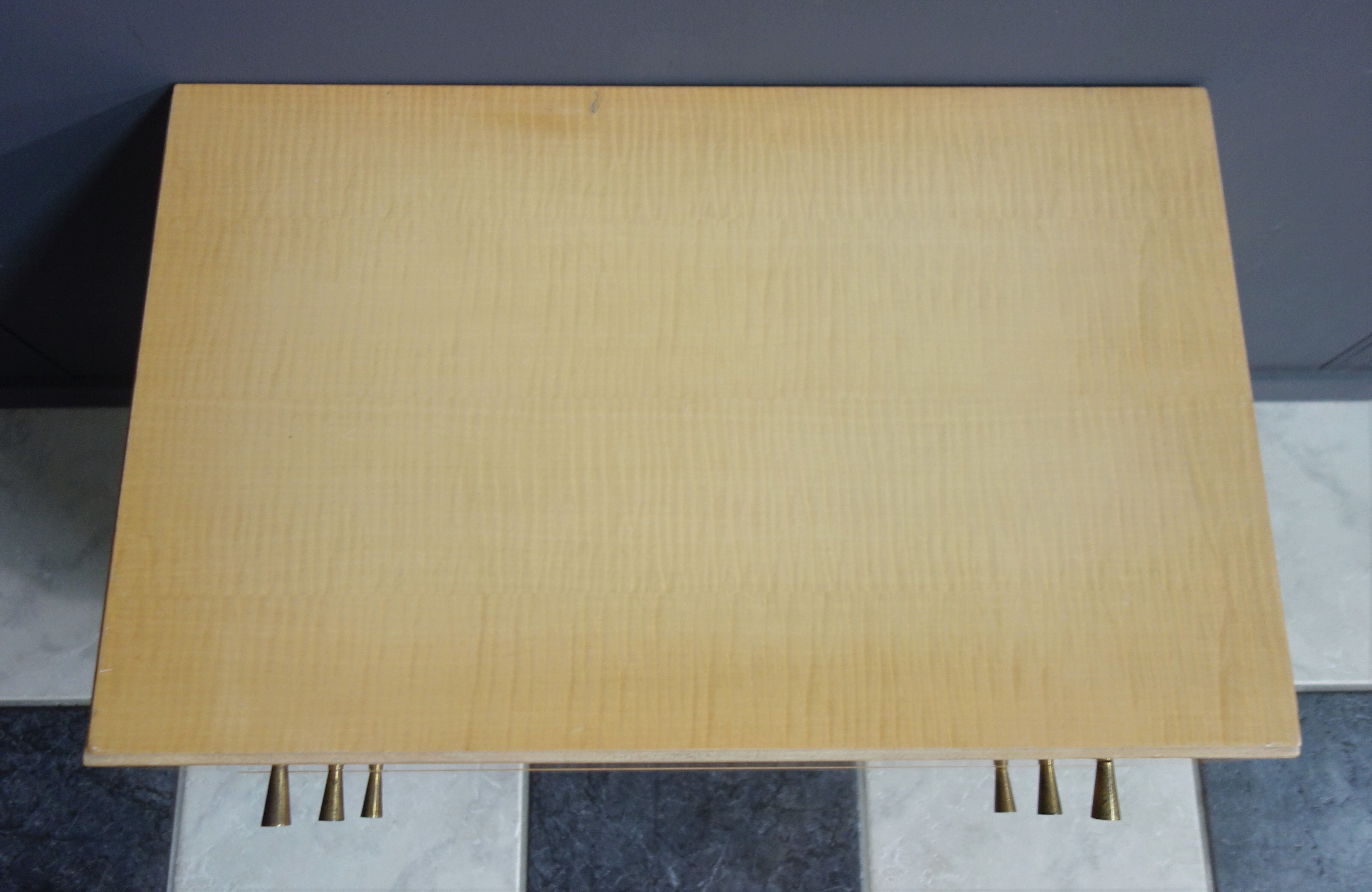 Chest of drawers blond wood 1960s