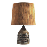 Ceramic lamp base by Robert Pérot, Vallauris, France, circa 1960.