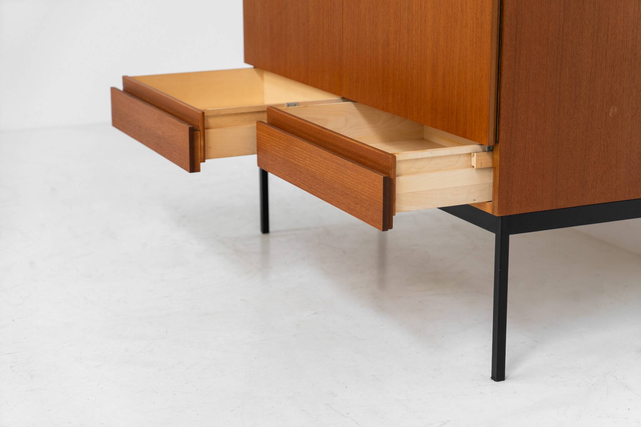 Rare S21 highboard in teak by Dieter Waeckerlin for Behr