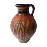 Saint Clement glazed ceramic 60s pitcher