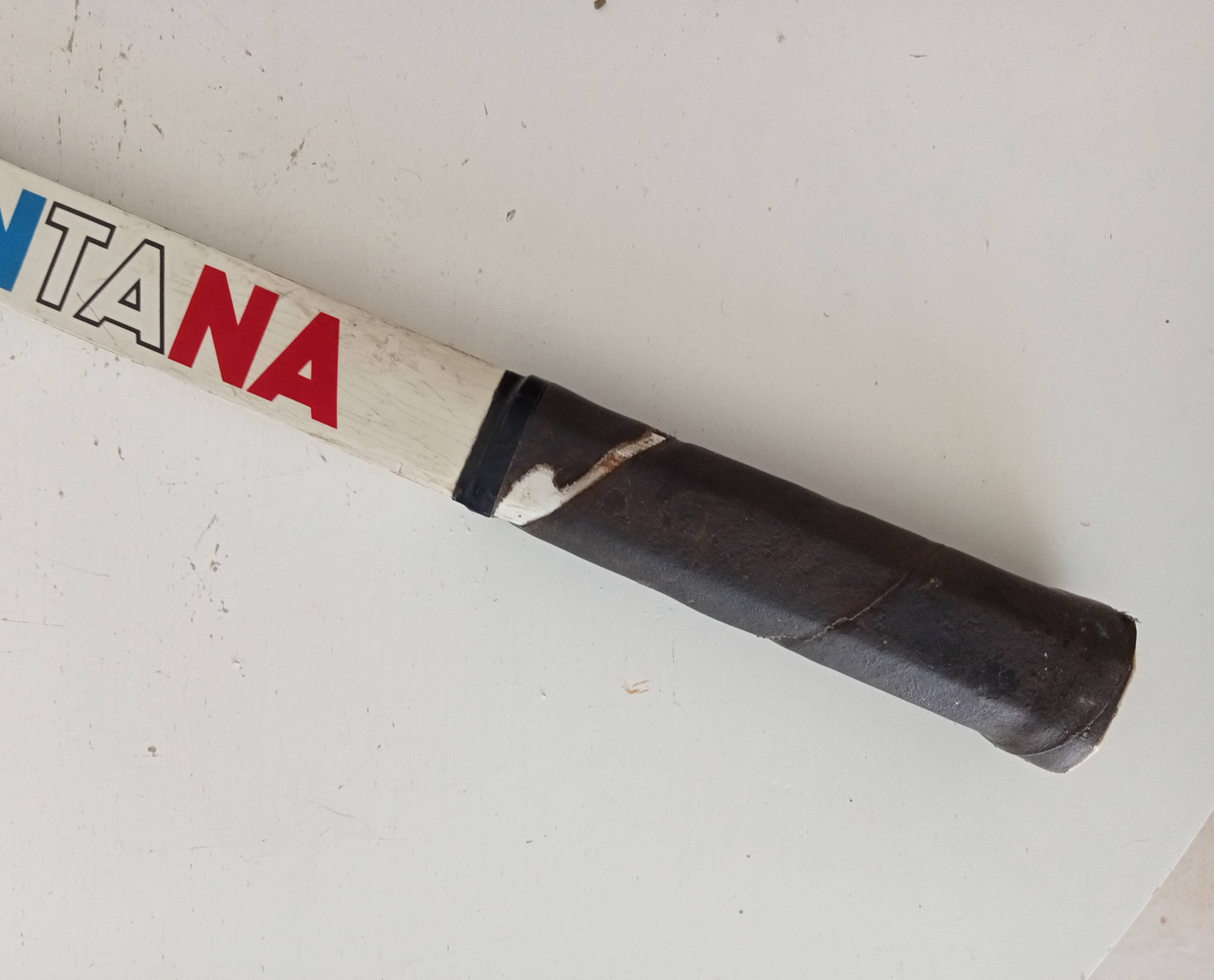 Vintage wooden tennis racket Montana