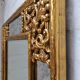 Miroir Deknudt doré vintage