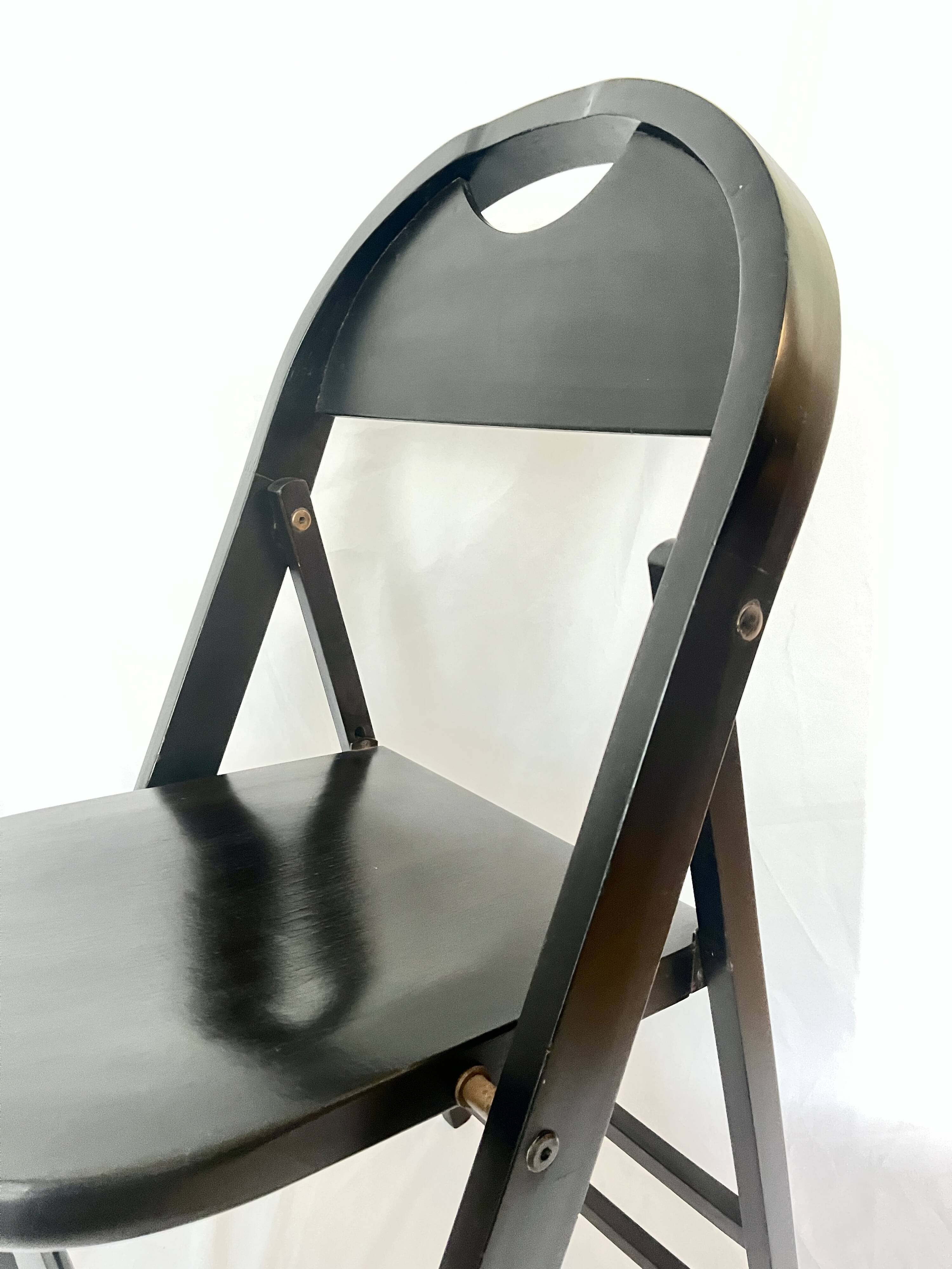 Vintage Tric Folding Chair by Achille & Pier Giacomo Castiglioni x Bernini