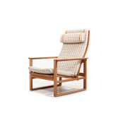 Børge Mogensen Sled Chair Model BM-2254 in Oak