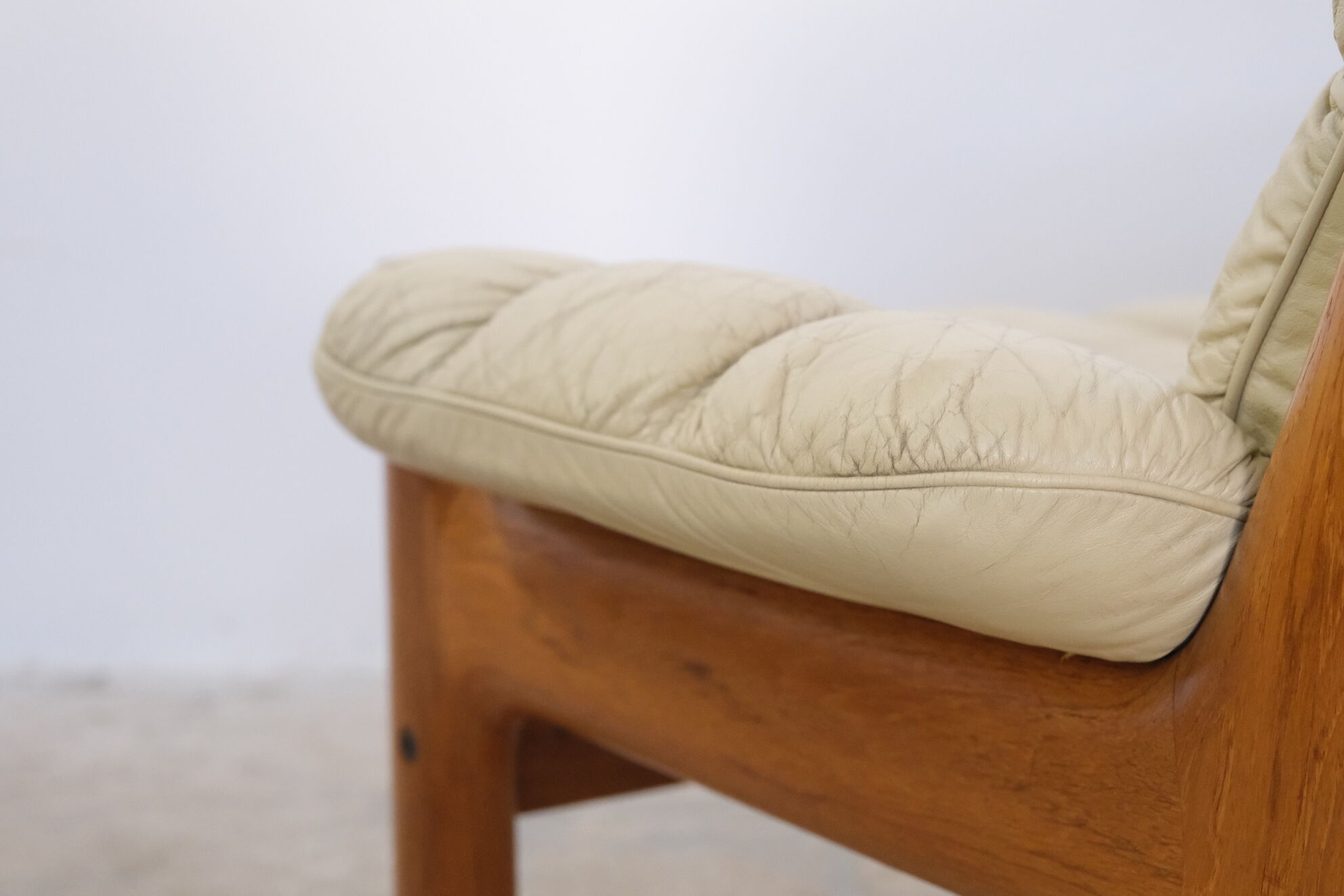 Leather Living Room Set model Montana by Ekornes, 1970's