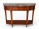 Console half-moon style Directoire/Louis XVI in cherry wood and marble.