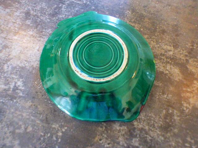 Vintage fish dish "Aetgina Vallauris,"