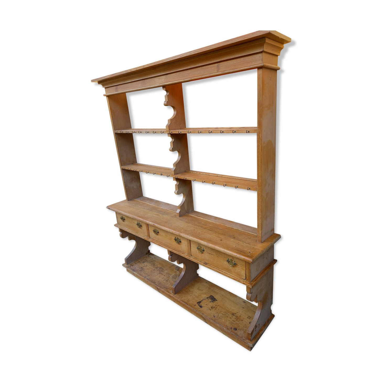 Wooden cupboard console