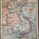 Old school map Vidal-Lablache 36, 1914, T14 – French Indochina