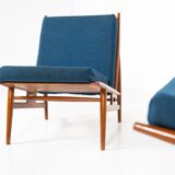 Mid-Century Modern Pair of Armchairs by Isa, Italy, 1960s