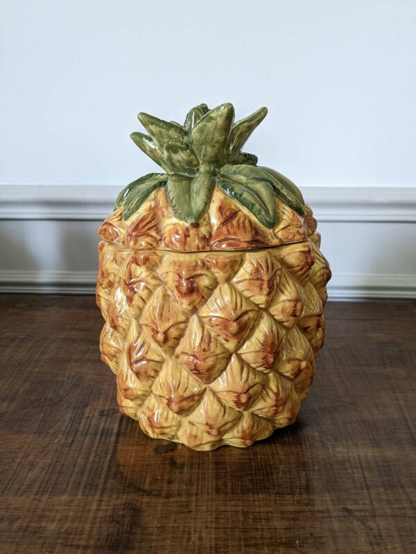 Seau à glace ananas en céramique