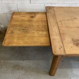 Solid oak farm table
