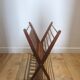 Scandinavian vintage Braakman magazine rack - vinyl storage