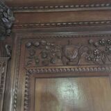 Norman wardrobe in solid oak pegged