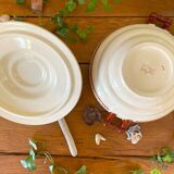 Antique Longchamp earthenware soup tureen