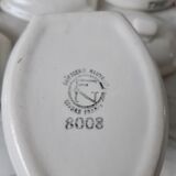 Série de 5 pots à épice Givors années 30
