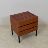 Chest of drawers or bedside table in rosewood 1950