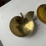 Brass "apple" pocket watch