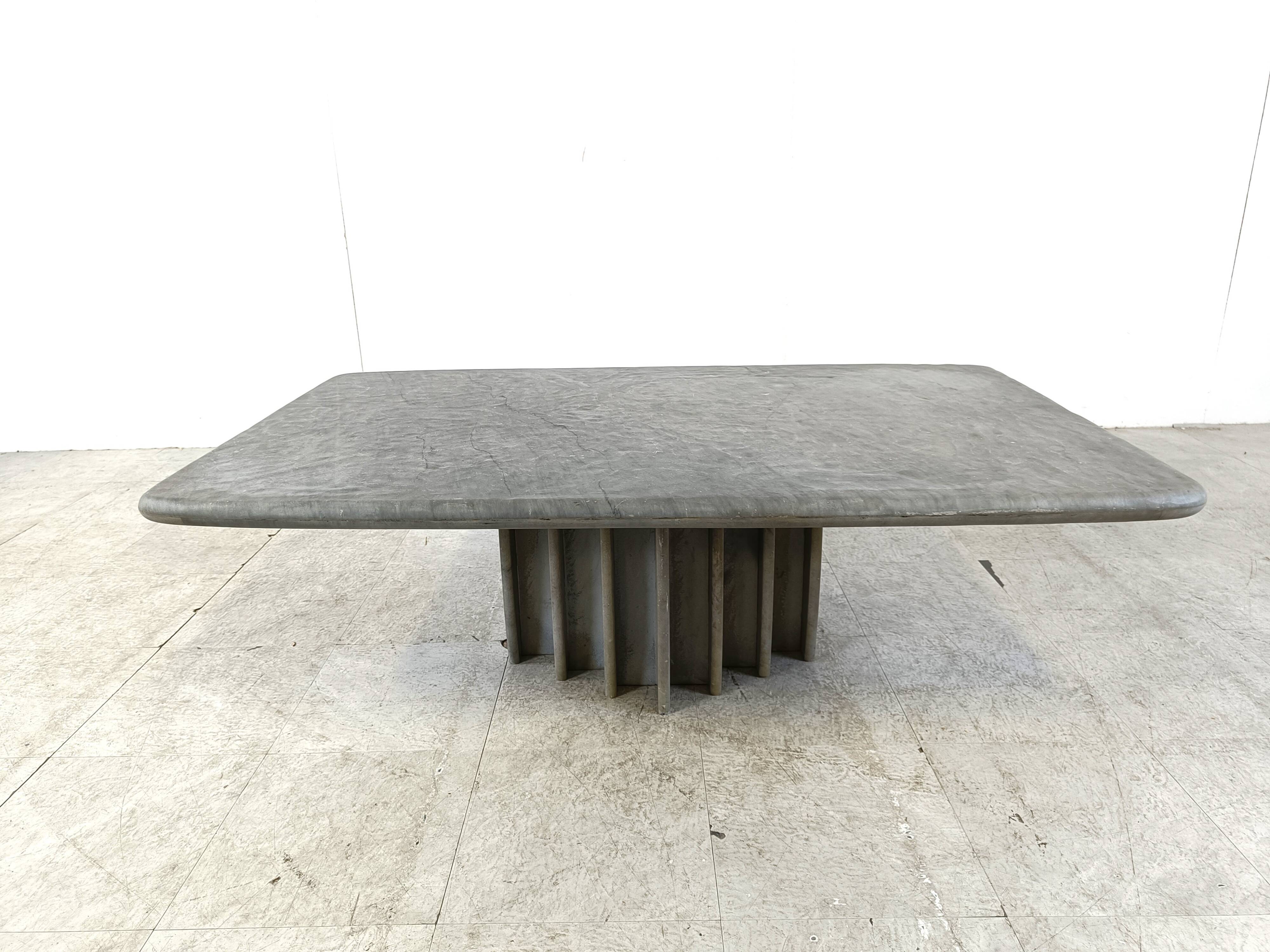 Table basse vintage en pierre, 1970